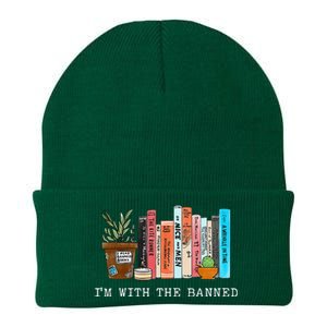 Im With The Banned Books I Read Banned Books Lovers Knit Cap Winter Beanie