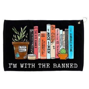 Im With The Banned Books I Read Banned Books Lovers Grommeted Golf Towel