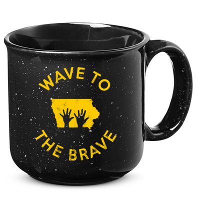 Iowa Wave To The Brave Football Childrens Hospital 15oz Campfire Ceramic Mug