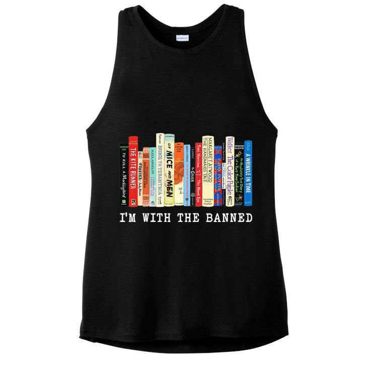 I'm With The Banned Ladies PosiCharge Tri-Blend Wicking Tank