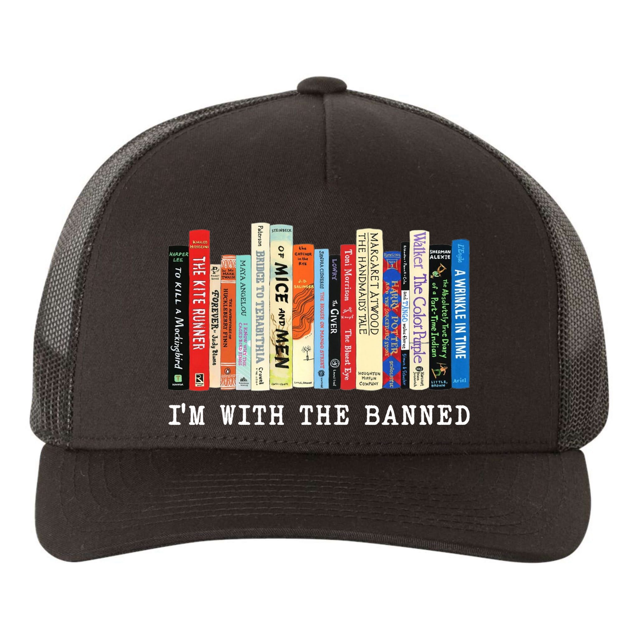 I'm With The Banned Yupoong Adult 5-Panel Trucker Hat