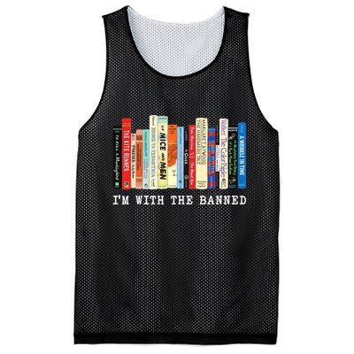 I'm With The Banned Mesh Reversible Basketball Jersey Tank