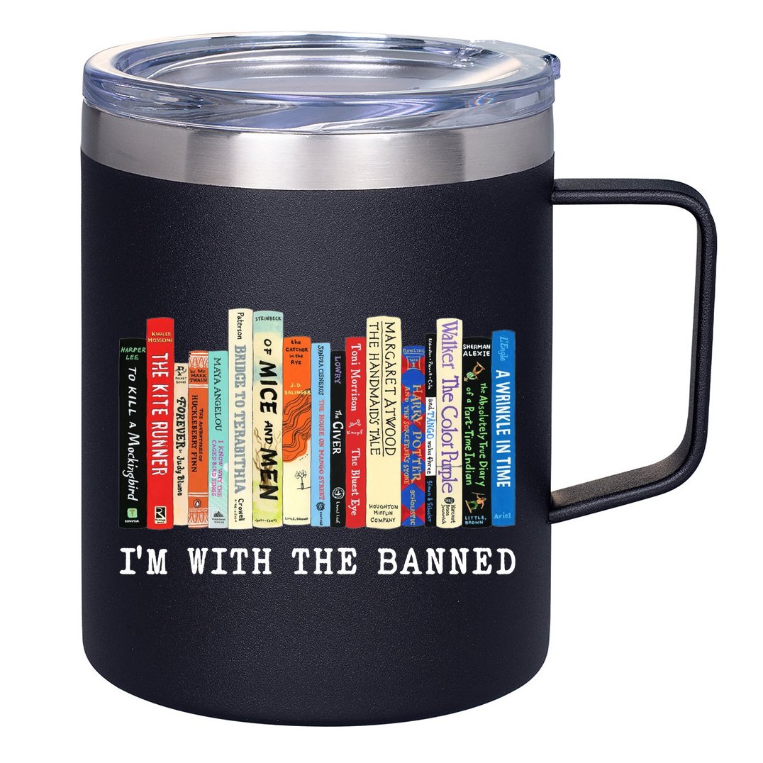 I'm With The Banned 12oz Stainless Steel Coffee Mug