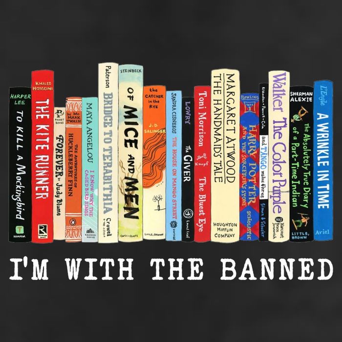 I'm With The Banned 25L Jumbo Tote