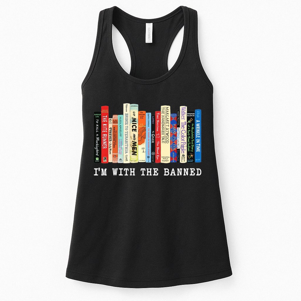 I'm With The Banned Womens Tank Top