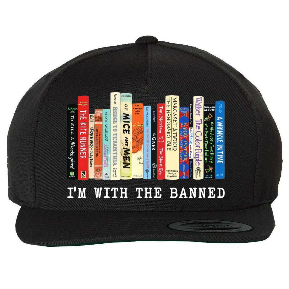 I'm With The Banned Wool Snapback Cap