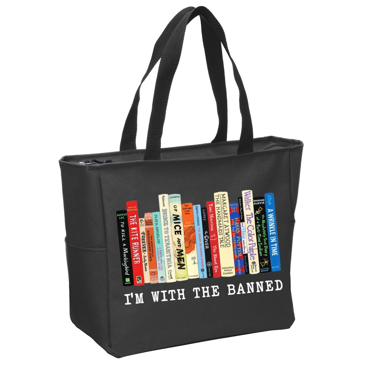 I'm With The Banned Zip Tote Bag