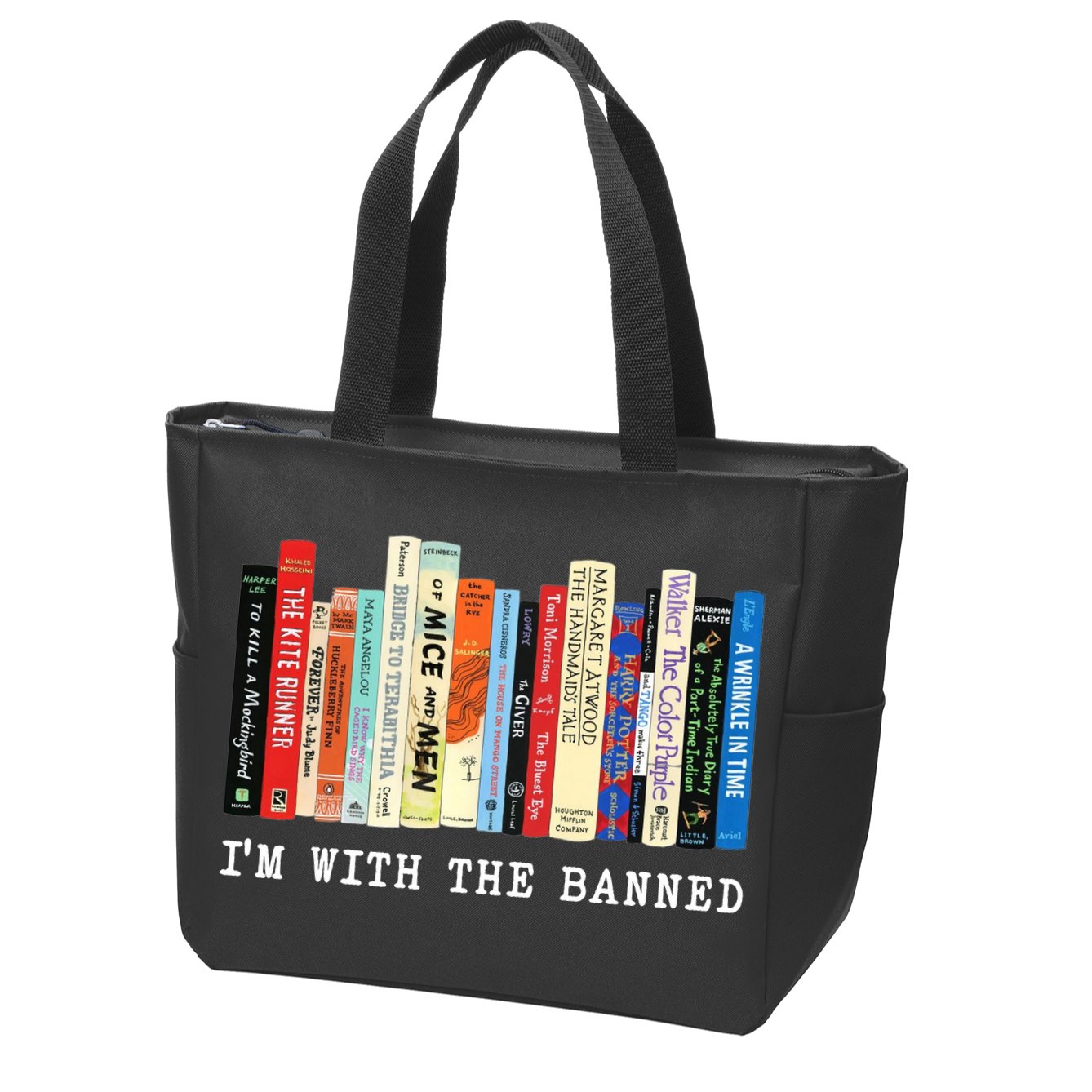 I'm With The Banned Zip Tote Bag