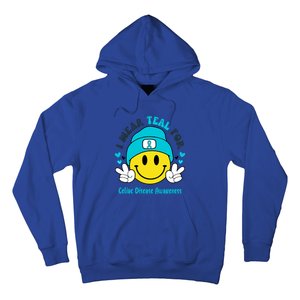 I Wear Teal For Celiac Disease Awareness Gift Hoodie