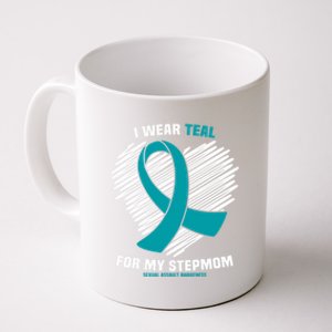 I Wear Teal For My Stepmom Sexual Assault Awareness Gift Coffee Mug