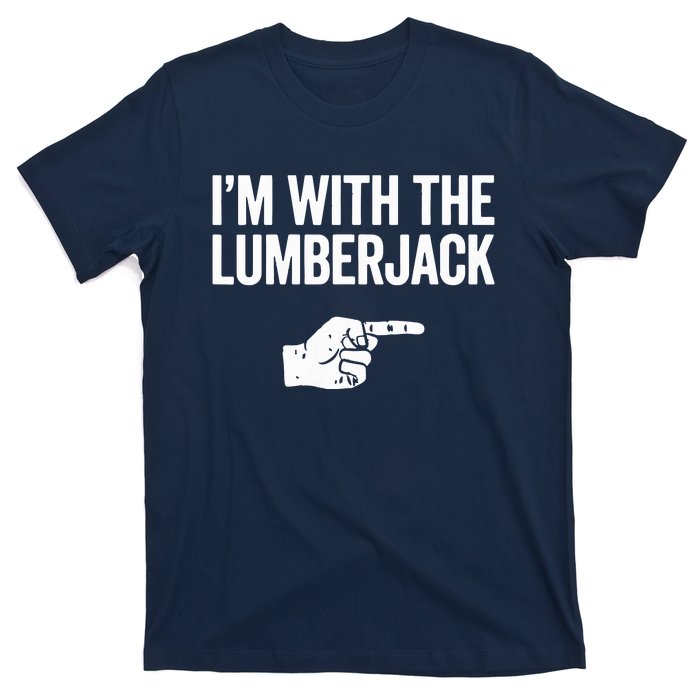 I'm With The Lumberjack Matching VNeck T-Shirt