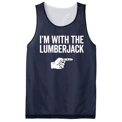 I'm With The Lumberjack Matching VNeck Mesh Reversible Basketball Jersey Tank