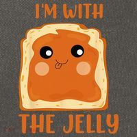 Im With The Jelly Peanut Butter Jelly Couple Copy Cotton Canvas Backpack