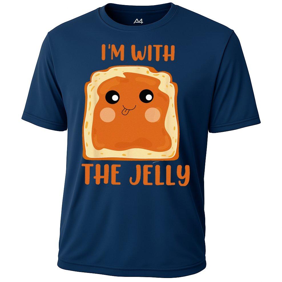 Im With The Jelly Peanut Butter Jelly Couple Copy Performance Shirt