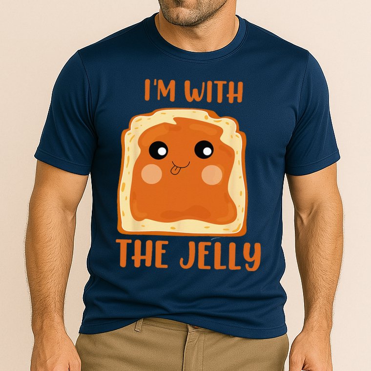 Im With The Jelly Peanut Butter Jelly Couple Copy Performance Shirt