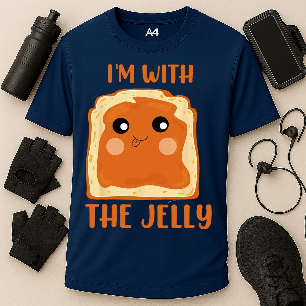 Im With The Jelly Peanut Butter Jelly Couple Copy Performance Shirt