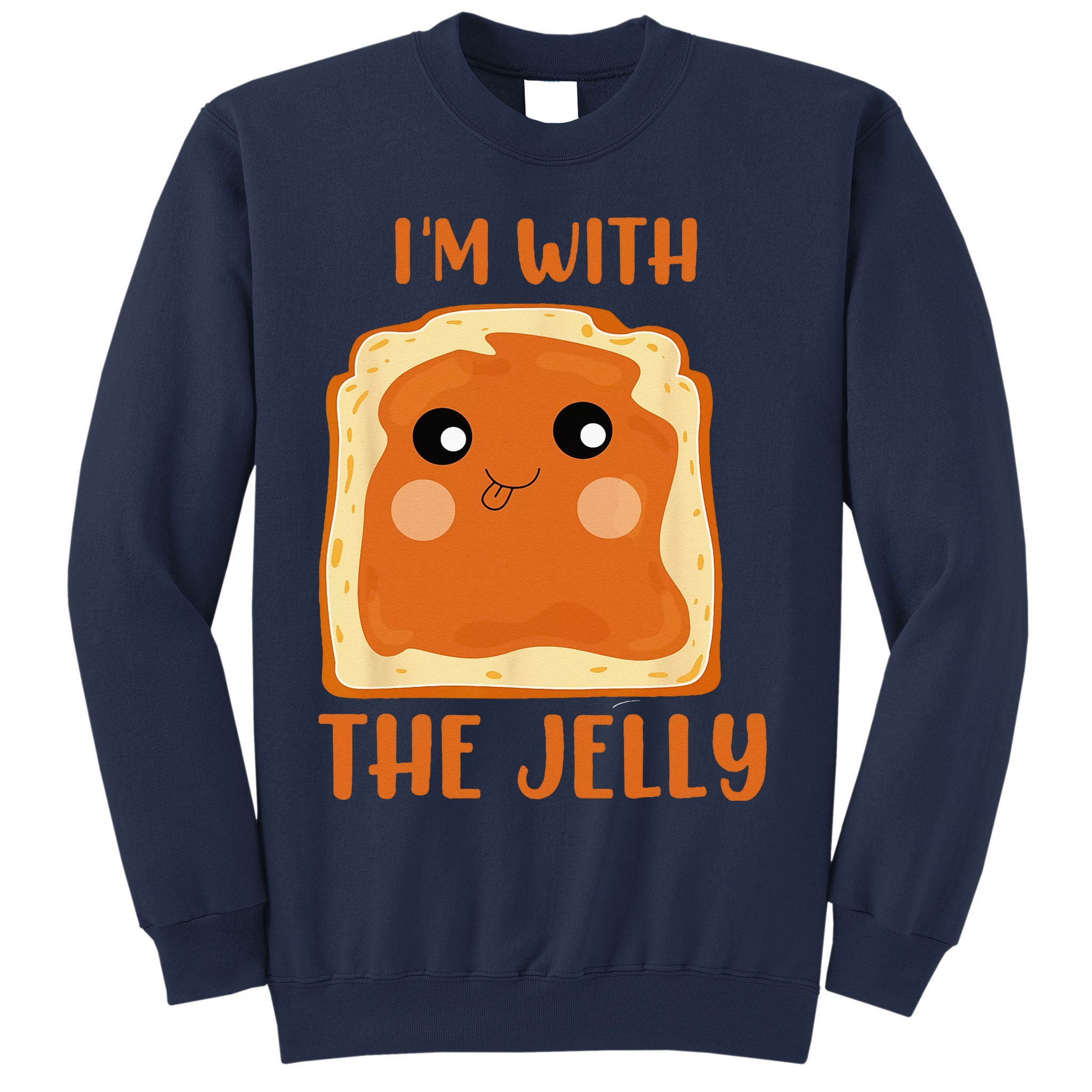 Im With The Jelly Peanut Butter Jelly Couple Copy Sweatshirt