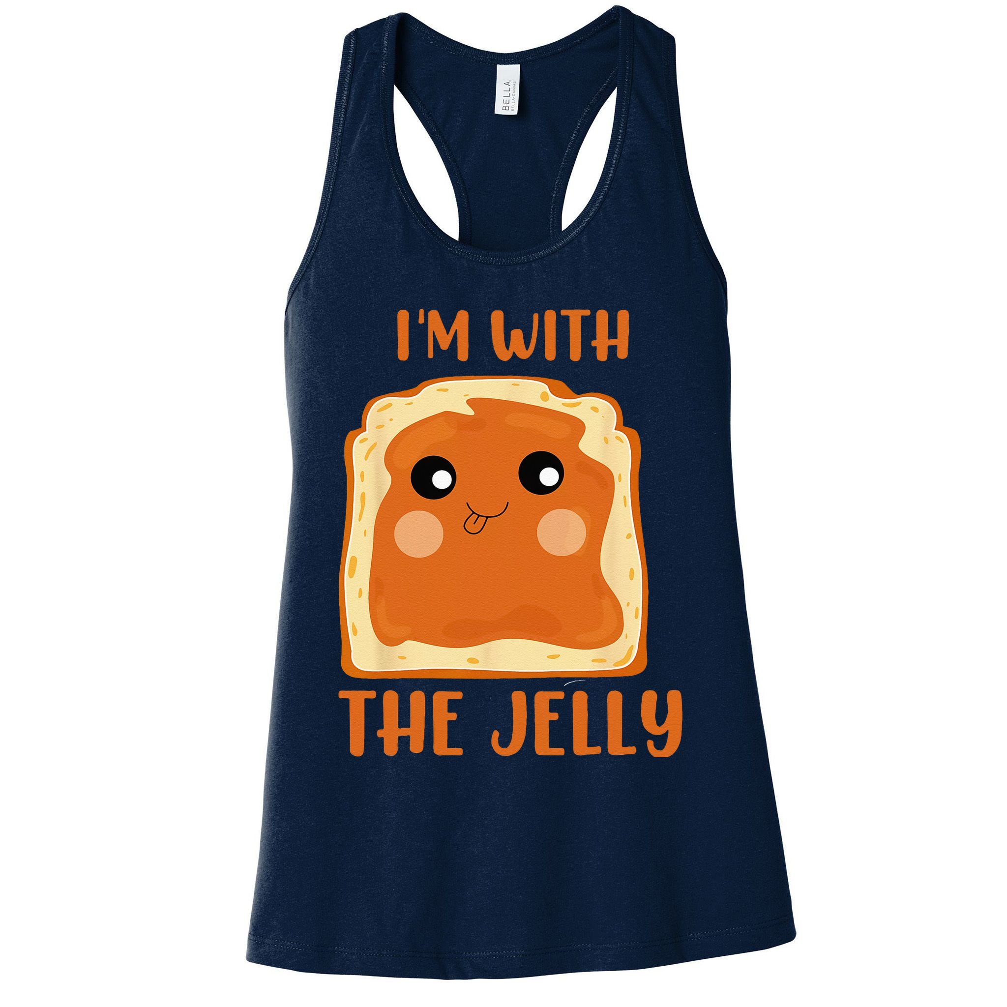Im With The Jelly Peanut Butter Jelly Couple Copy Womens Tank Top