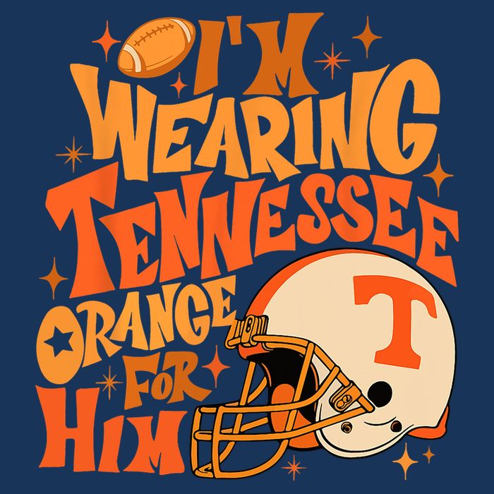 Im Wearing Tennessee Orange For Him Kids Hoodie