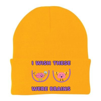 I Wish These Were Brains Knit Cap Winter Beanie