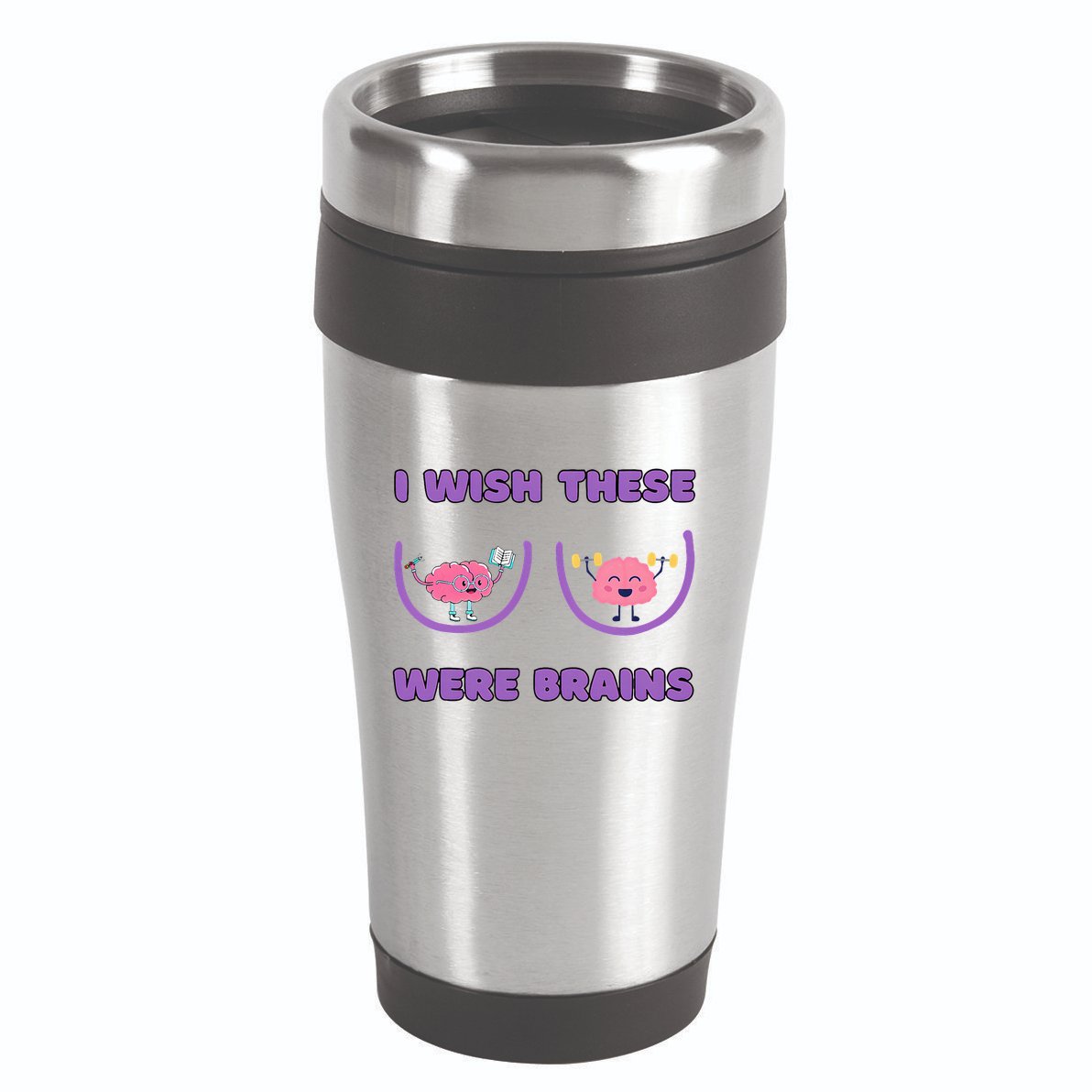 I Wish These Were Brains 16oz Travel Tumbler