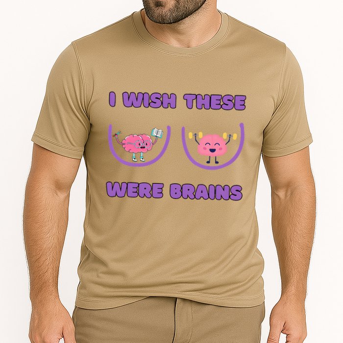 I Wish These Were Brains Cooling Performance Crew T-Shirt