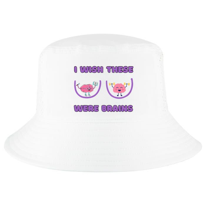 I Wish These Were Brains Cool Comfort Performance Bucket Hat