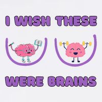 I Wish These Were Brains Cool Comfort Performance Bucket Hat