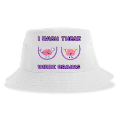 I Wish These Were Brains Sustainable Bucket Hat