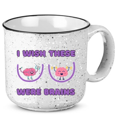 I Wish These Were Brains 15oz Campfire Ceramic Mug