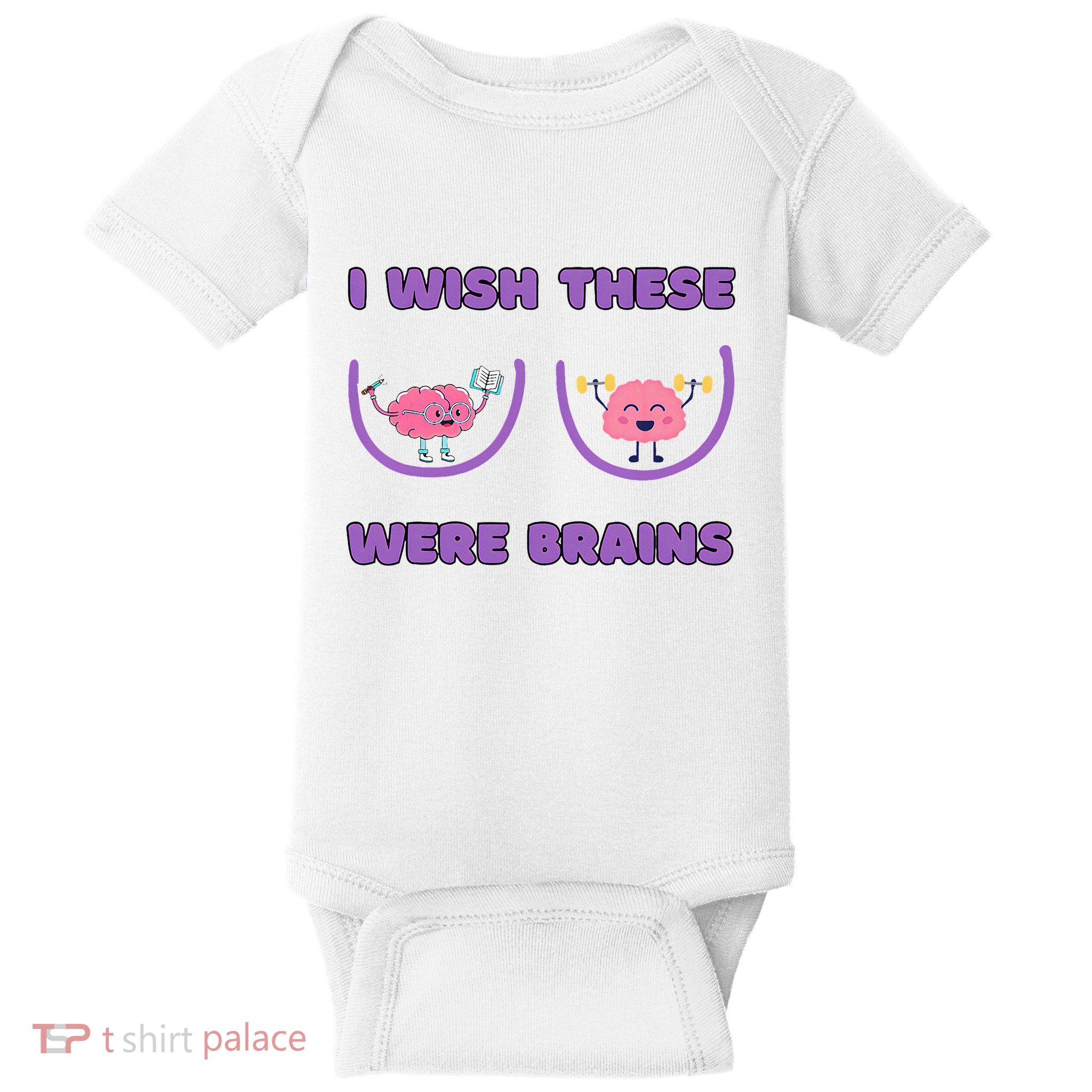 I Wish These Were Brains Baby Bodysuit