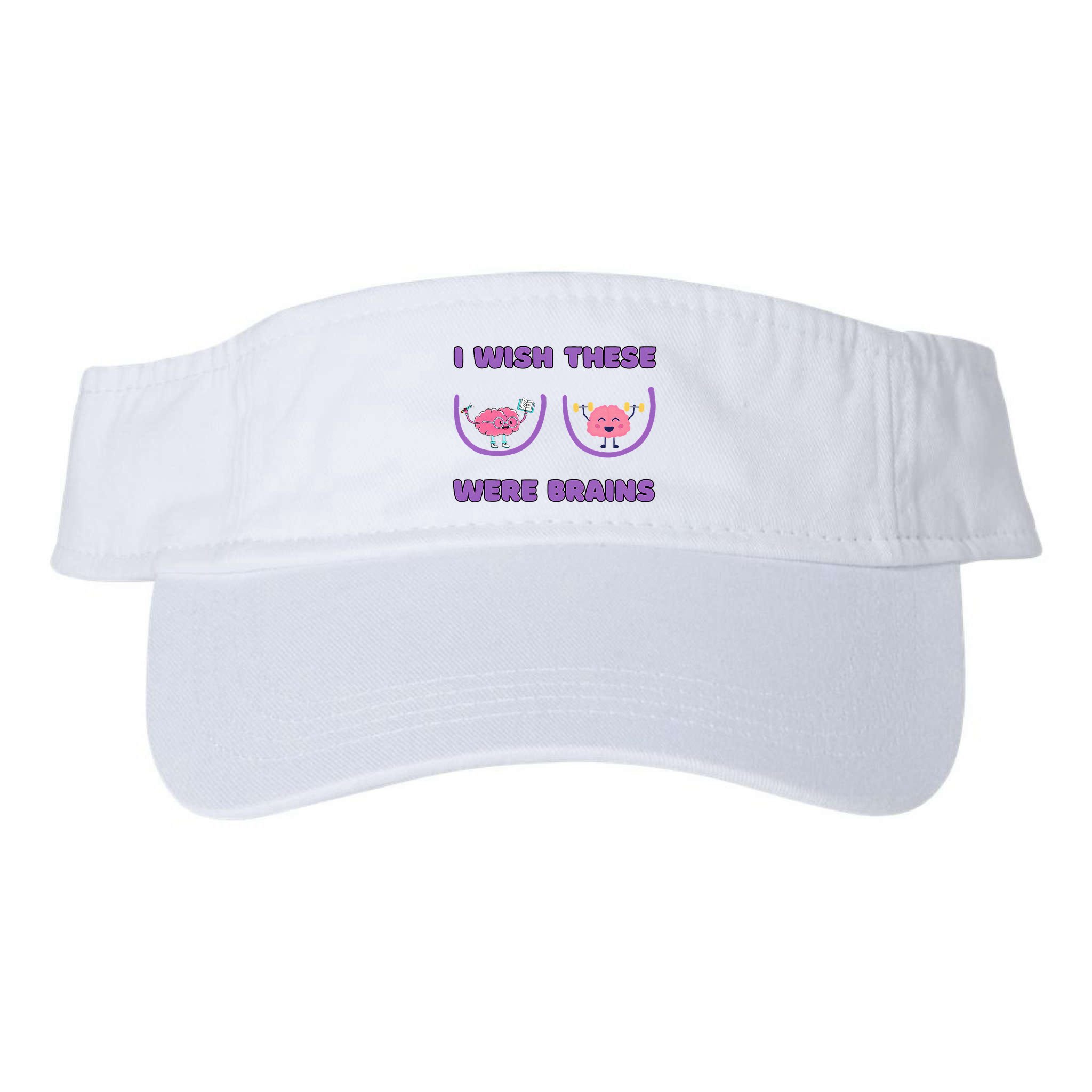 I Wish These Were Brains Visor