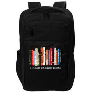 I'm With The Banned Funny Bookworm Shirt Banned Book Impact Tech Backpack