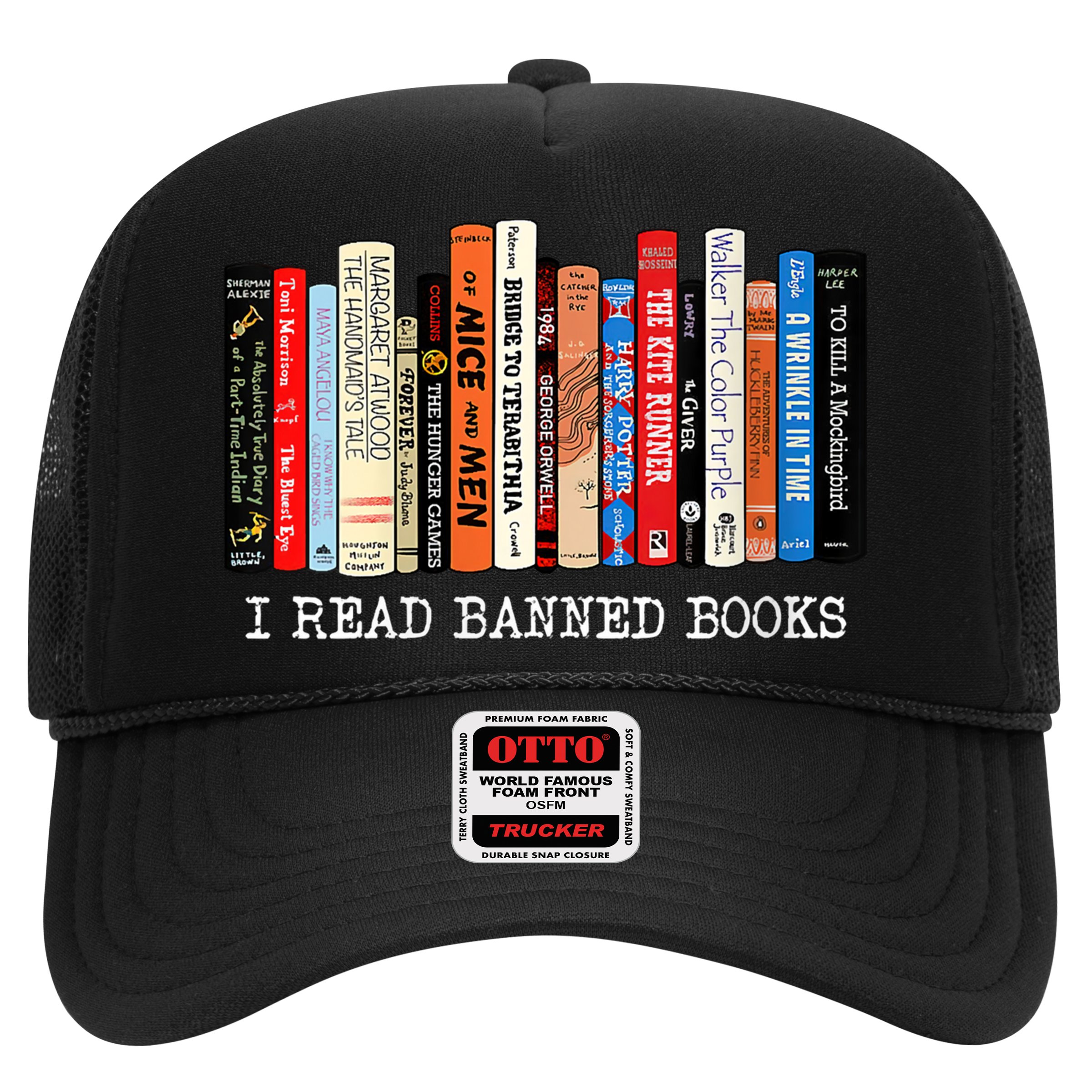 I'm With The Banned Funny Bookworm Shirt Banned Book Hat