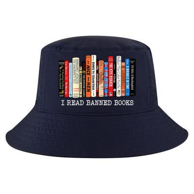 I'm With The Banned Funny Bookworm Shirt Banned Book Cool Comfort Performance Bucket Hat