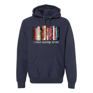 I'm With The Banned Funny Bookworm Shirt Banned Book Premium Hoodie