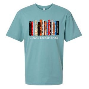 I'm With The Banned Funny Bookworm Shirt Banned Book Sueded Cloud Jersey T-Shirt