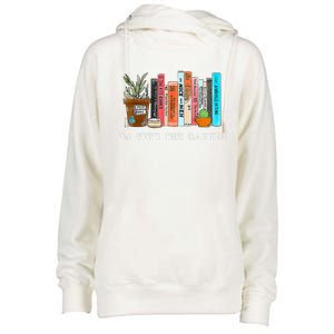 I'm With The Banned Books I Read Banned Books Lovers Womens Funnel Neck Pullover Hood