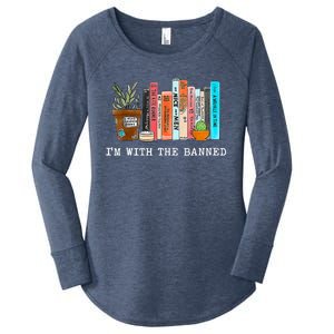 I'm With The Banned Books I Read Banned Books Lovers Women's Perfect Tri Tunic Long Sleeve Shirt