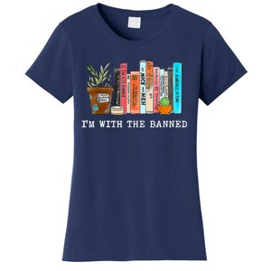 I'm With The Banned Books I Read Banned Books Lovers Women's T-Shirt