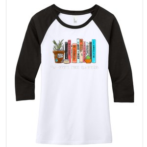 I'm With The Banned Books I Read Banned Books Lovers Women's Tri-Blend 3/4-Sleeve Raglan Shirt