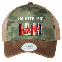 I'm With The Banned Funny Book Readers I Read Banned Books Legacy Tie Dye Trucker Hat