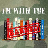 I'm With The Banned Funny Book Readers I Read Banned Books Legacy Tie Dye Trucker Hat
