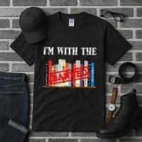 I'm With The Banned Funny Book Readers I Read Banned Books Tall T-Shirt