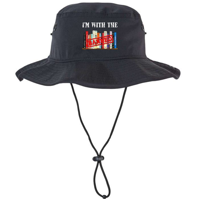 I'm With The Banned Funny Book Readers I Read Banned Books Bucket Hat