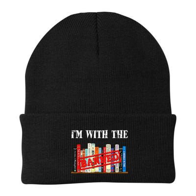 I'm With The Banned Funny Book Readers I Read Banned Books Beanie