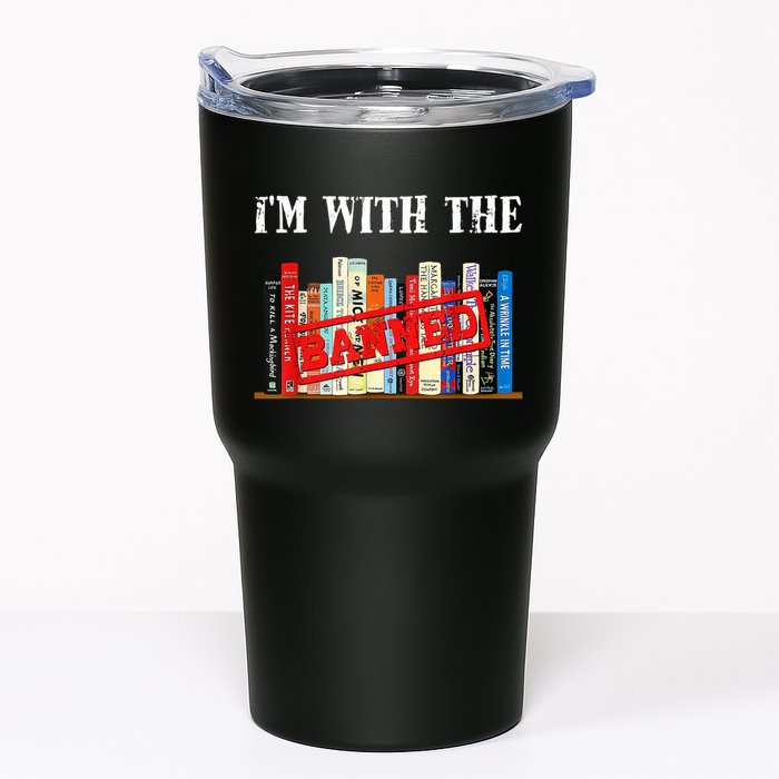 I'm With The Banned Funny Book Readers I Read Banned Books Tumbler