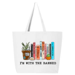 Im With The Banned Books I Read Banned Books Lovers 25L Jumbo Tote