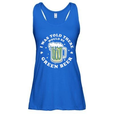 I Was Told There Would Be Green Beer Saint Patrick's Day Great Gift Ladies Essential Flowy Tank