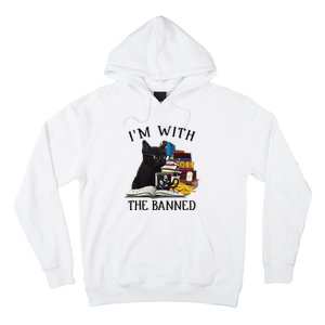 I'm with The Banned Read Banned Books Lover BookWorm Hoodie